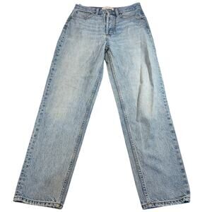 Denim Forum Aritzia womens 90s boyfriend high loose jeans. Size 27. button fly